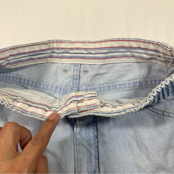 Lee High Rise Vintage Shorts mom shorts Woman’s Elastic Bermuda Shorts s… - Picture 4 of 10